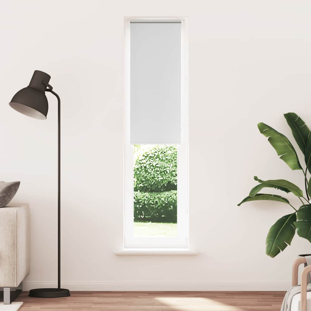Produktbild för Rullgardin mörkläggning vit 60x230 cm tyg bredd 55,7 cm