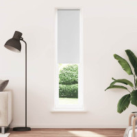 Produktbild för Rullgardin mörkläggning vit 60x230 cm tyg bredd 55,7 cm