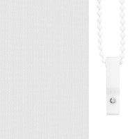 Produktbild för Rullgardin mörkläggning vit 60x230 cm tyg bredd 55,7 cm