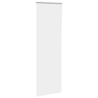 Produktbild för Rullgardin mörkläggning vit 65x230 cm tyg bredd 60,7 cm