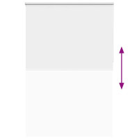 Produktbild för Rullgardin mörkläggning vit 160x230 cm tyg bredd 156,6 cm