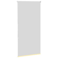 Produktbild för Rullgardin mörkläggningsgul 70x130 cm tyg bredd 65,7 cm