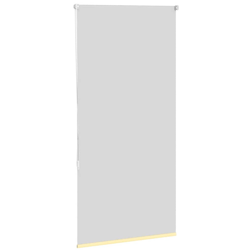 Produktbild för Rullgardin mörkläggningsgul 75x130 cm tyg bredd 70,7 cm