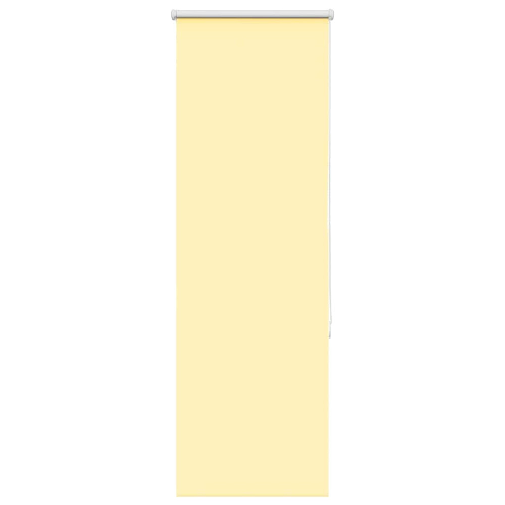 Produktbild för Rullgardin mörkläggningsgul 60x150 cm tyg bredd 55,7 cm