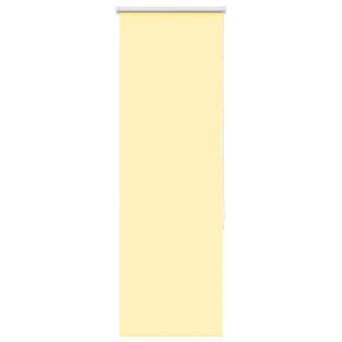 vidaXL Rullgardin mörkläggningsgul 60x150 cm tyg bredd 55,7 cm