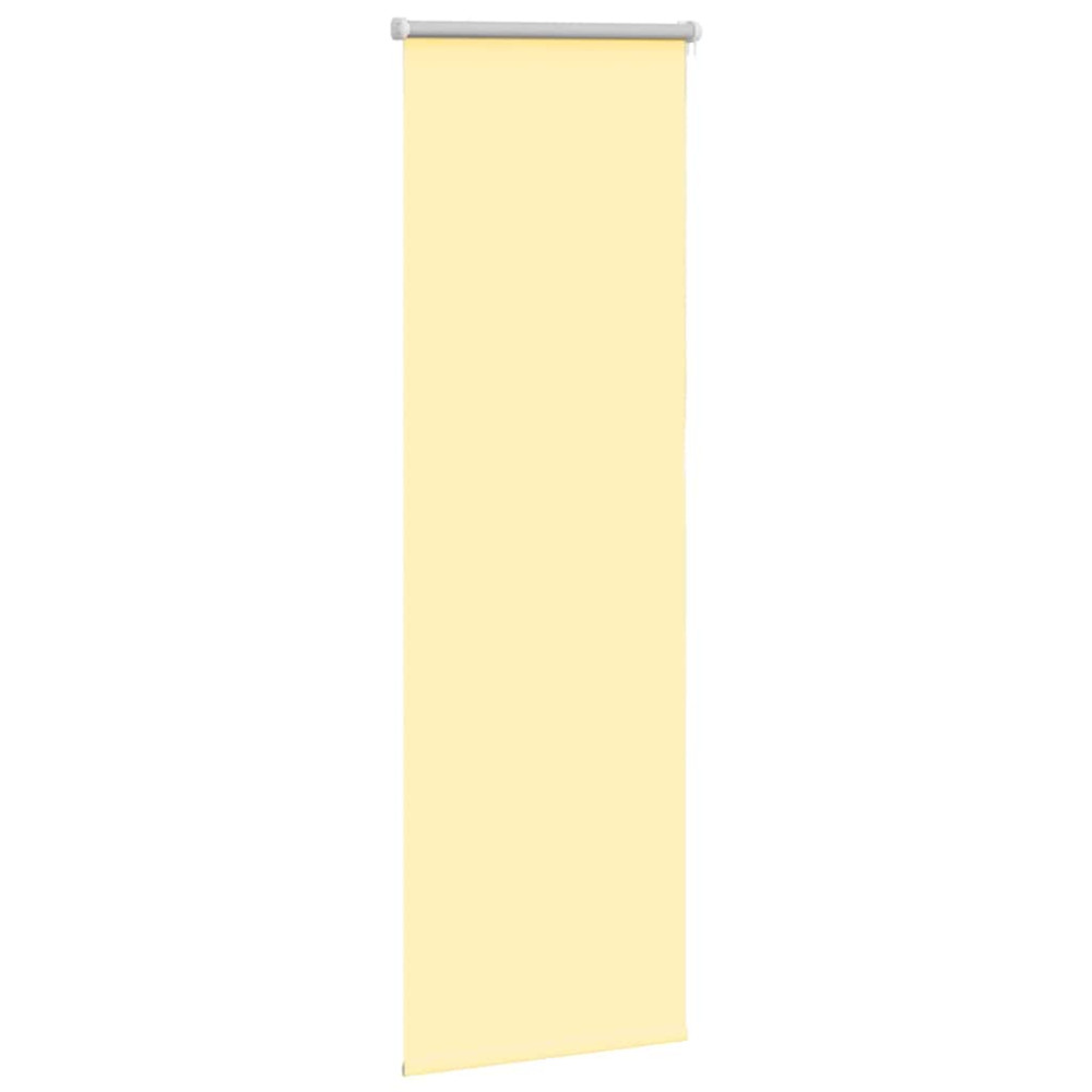 Produktbild för Rullgardin mörkläggningsgul 60x150 cm tyg bredd 55,7 cm