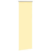 Produktbild för Rullgardin mörkläggningsgul 60x150 cm tyg bredd 55,7 cm