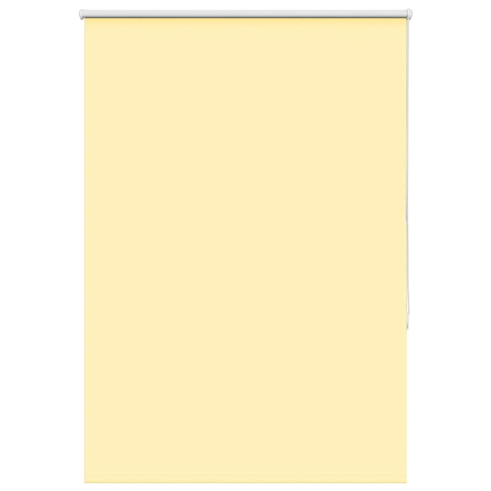 Produktbild för Rullgardin mörkläggningsgul 105x150 cm tyg bredd 100,7 cm