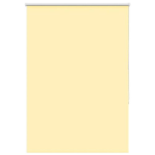vidaXL Rullgardin mörkläggningsgul 105x150 cm tyg bredd 100,7 cm