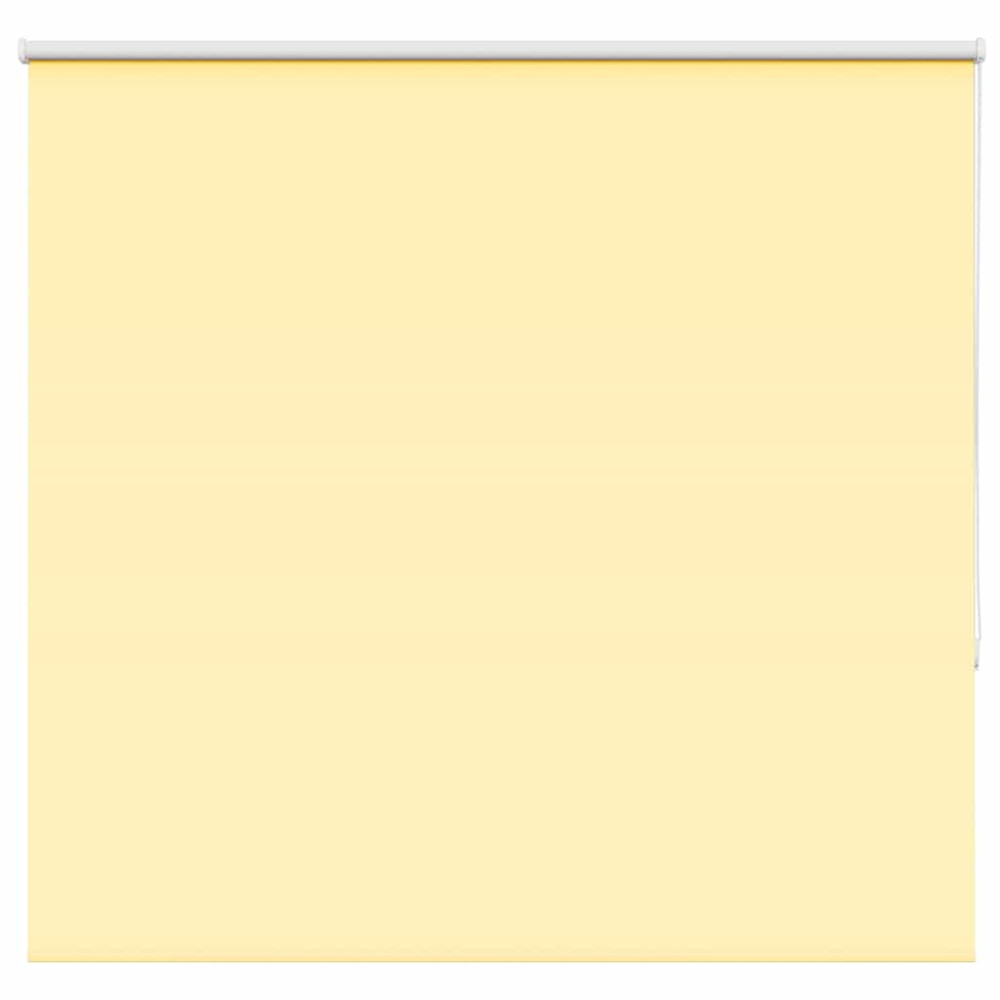 Produktbild för Rullgardin mörkläggningsgul 145x150 cm tyg bredd 141,6 cm