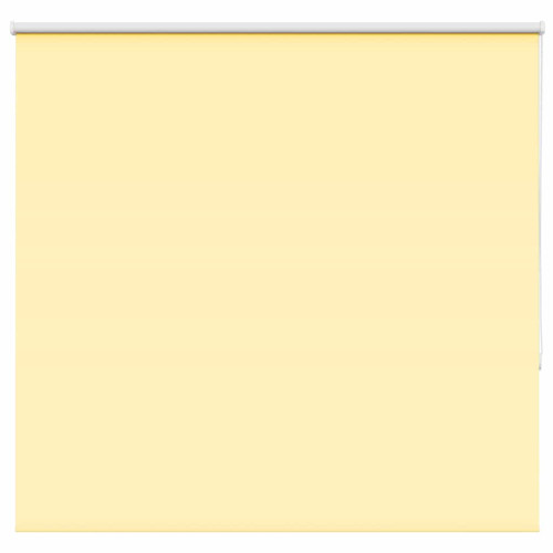 vidaXL Rullgardin mörkläggningsgul 145x150 cm tyg bredd 141,6 cm