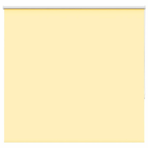 vidaXL Rullgardin mörkläggningsgul 155x150 cm tyg bredd 151,6 cm