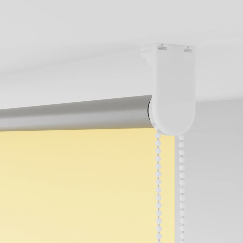 Produktbild för Rullgardin mörkläggningsgul 155x150 cm tyg bredd 151,6 cm