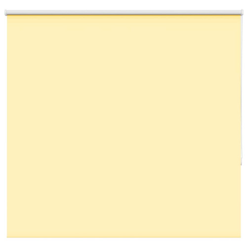 vidaXL Rullgardin mörkläggningsgul 160x150 cm tyg bredd 156,6 cm