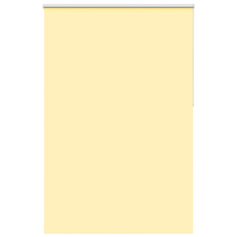 Produktbild för Rullgardin mörkläggningsgul 155x210 cm tyg bredd 151,6 cm