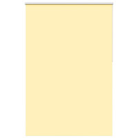 Produktbild för Rullgardin mörkläggningsgul 155x210 cm tyg bredd 151,6 cm