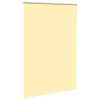 Produktbild för Rullgardin mörkläggningsgul 155x210 cm tyg bredd 151,6 cm