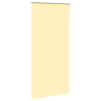 Produktbild för Rullgardin mörkläggningsgul 90x230 cm tyg bredd 85,7 cm