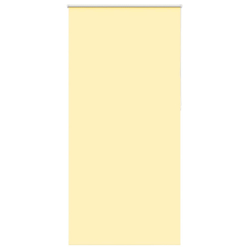 vidaXL Rullgardin mörkläggningsgul 105x230 cm tyg bredd 100,7 cm