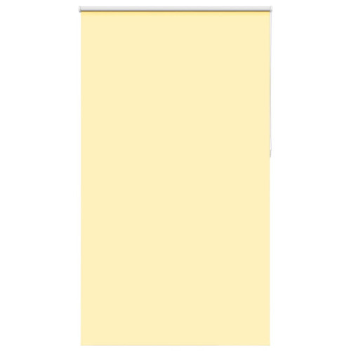 vidaXL Rullgardin mörkläggningsgul 135x230 cm tygbredd 131,6 cm