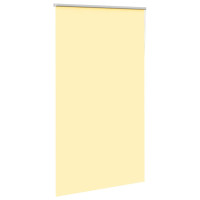 Produktbild för Rullgardin mörkläggningsgul 135x230 cm tygbredd 131,6 cm