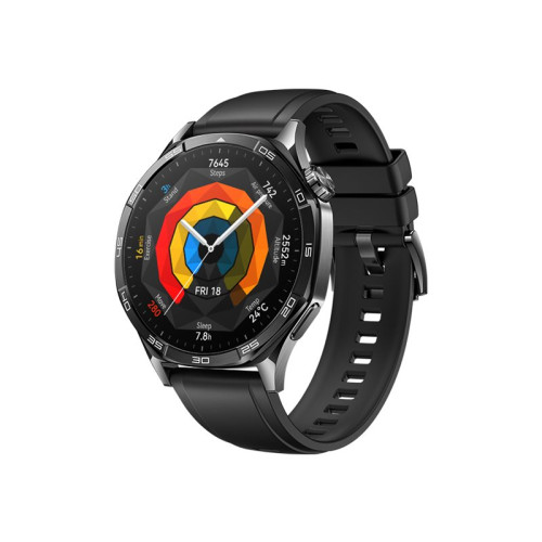 Huawei Technologies Huawei Watch GT 5 - rostfritt stål - smart klocka med rem - svart