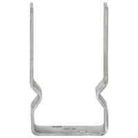 Produktbild för Staketankare 12 st silver 8x6x15 cm galvaniserat stål