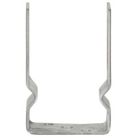 Produktbild för Staketankare 12 st silver 9x6x15 cm galvaniserat stål