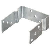 Produktbild för Stängselankare 12 st silver 14x6x15 cm galvaniserat stål