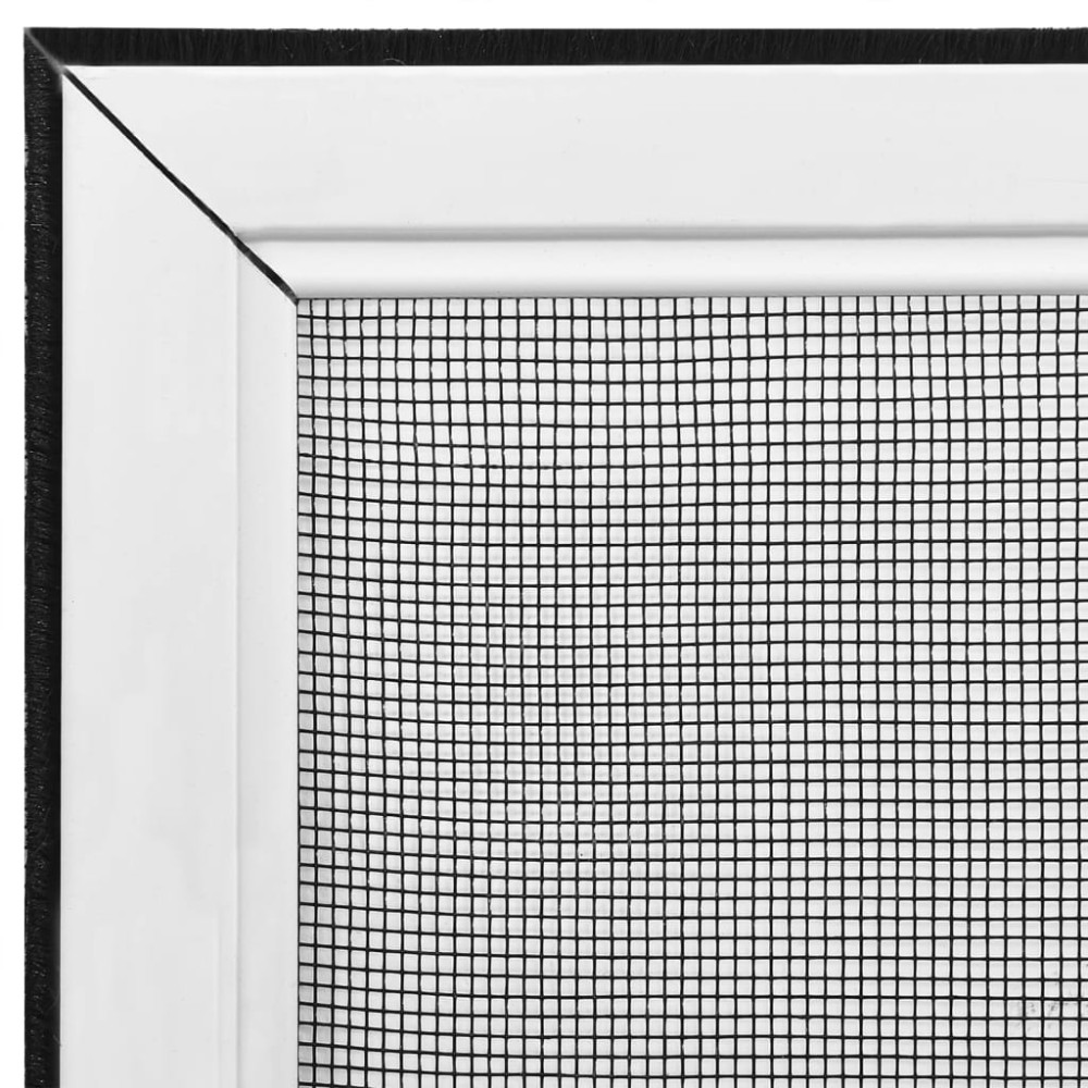 Produktbild för Utdragbart insektsnät för fönster vit (100-193)x75 cm