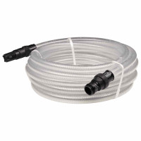 Produktbild för Sugslang med PVC-kopplingar transparent 1" 10 m PVC