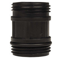 Produktbild för Sugslang med PVC-kopplingar transparent 1" 10 m PVC