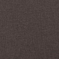 Produktbild för Bed Frame without Mattress Dark Brown 80x200 cm Fabric