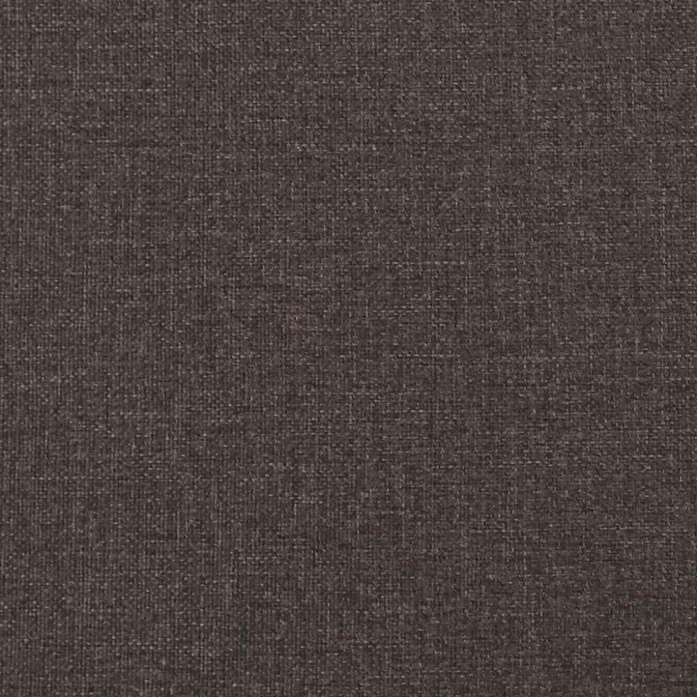 Produktbild för Bed Frame without Mattress Dark Brown 90x190 cm Fabric