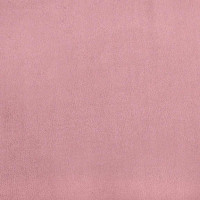 Produktbild för Ramsäng med madrass rosa 80x220 cm sammet