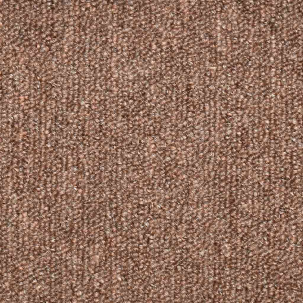 Produktbild för Trappmattor 30 st 56x17x3 cm bruna halvrunda