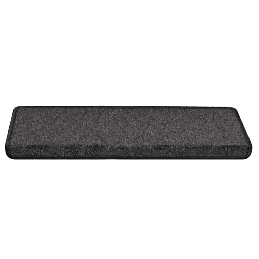 Produktbild för Trappmattor 30 st 65x21x4 cm antracit rektangulär kant