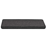 Produktbild för Trappmattor 30 st 65x21x4 cm antracit rektangulär kant