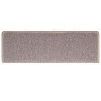 Produktbild för Trappmattor 30 st 65x21x4 cm ljusbruna rektangulära kanter