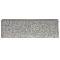 Produktbild för Trappmattor 30 st 65x21x4 cm ljusgrå rektangulär kant