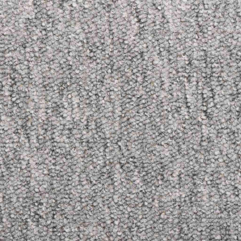 Produktbild för Trappmattor 30 st 65x21x4 cm ljusgrå rektangulär kant