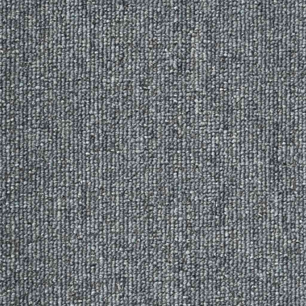 Produktbild för Trappmattor 30 st 65x21x4 cm ljusgrå och blå rektangulär kant