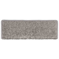 Produktbild för Trappmattor 30 st 65x21x4 cm grå rektangulär kant