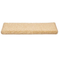 Produktbild för Trappmattor 30 st 65x21x4 cm krämfärgade rektangulära kanter