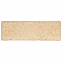 Produktbild för Trappmattor 30 st 65x21x4 cm krämfärgade rektangulära kanter