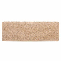 Produktbild för Trappmattor 30 st 65x21x4 cm guldfärgade rektangulära kanter