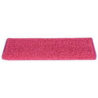 Produktbild för Trappmattor 30 st 65x21x4 cm rosa rektangulär kant
