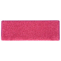 Produktbild för Trappmattor 30 st 65x21x4 cm rosa rektangulär kant