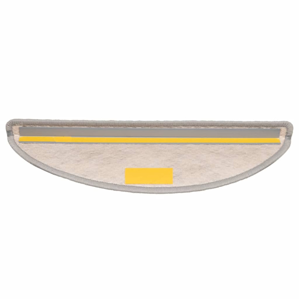 Produktbild för Trappmattor självhäftande sisal-look 30 st 56x17x3 cm platina