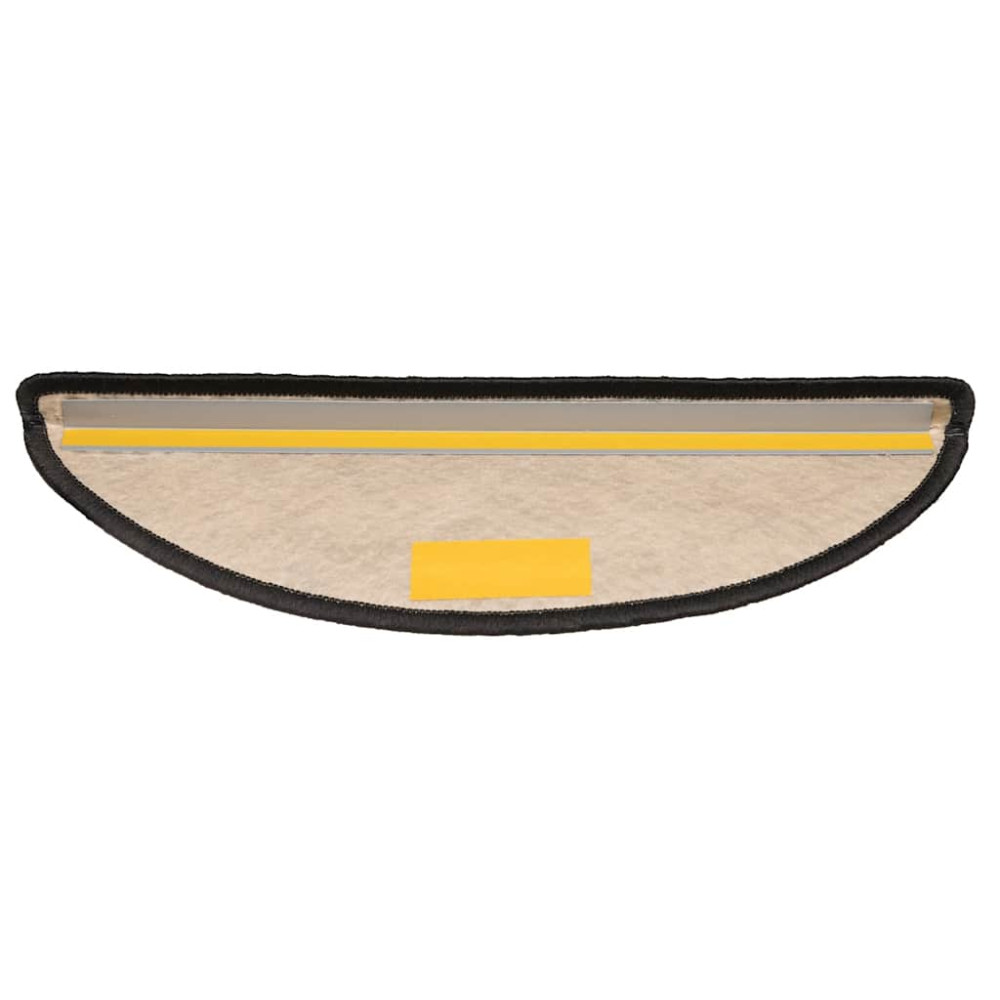 Produktbild för Trappmattor självhäftande sisal-look 30 st 56x17x3 cm antracit